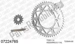 AFAM 39007224765 chain kit chain kit, aluminum - Bottom side