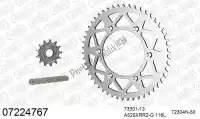 39007224767, Afam, Kit de cadena kit de cadena, aluminio    , Nuevo