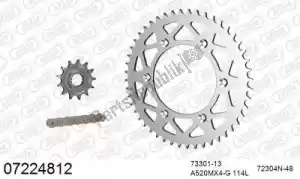 AFAM 39007224812 kit de cadena kit de cadena, aluminio - Lado inferior