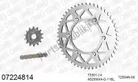 39007224814, Afam, Kit de cadena kit de cadena, aluminio    , Nuevo