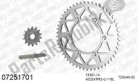 39007251701, Afam, Kit de cadena kit de cadena, aluminio    , Nuevo