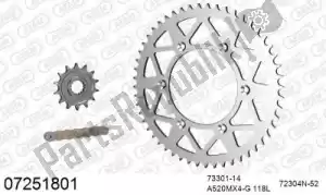 AFAM 39007251801 kit catena kit catena, alluminio - Il fondo