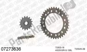 AFAM 39007273636 chain kit chain kit, aluminum - Bottom side