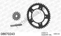 39008670243, Afam, Chain kit chain kit, steel    , New