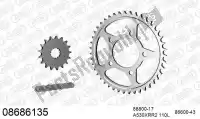 39008686135, Afam, Chain kit chain kit, steel    , New