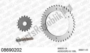 AFAM 39008690202 ketting kit chainkit, steel - Onderkant