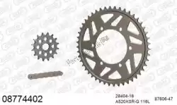 Here you can order the chain kit chain kit, alu racing from Afam, with part number 39008774402: