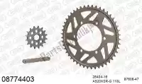 39008774403, Afam, Ketting kit chainkit, alu racing    , Nieuw