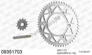 AFAM 39009351703 chain kit chain kit, aluminum - Bottom side