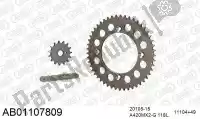 390AB01107809, Afam, Chain kit chain kit, alu ab    , New