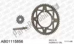 Here you can order the chain kit chain kit, alu ab from Afam, with part number 390AB01115856: