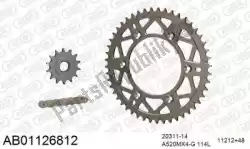 ketting kit chainkit, alu ab van Afam, met onderdeel nummer 390AB01126812, bestel je hier online:
