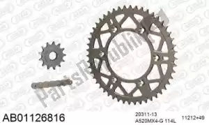 AFAM 390AB01126816 chain kit chain kit, alu ab - Bottom side