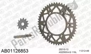 AFAM 390AB01126853 chain kit chain kit, alu ab - Bottom side