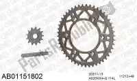 390AB01151802, Afam, Chain kit chain kit, alu ab    , New