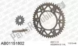 Here you can order the chain kit chain kit, alu ab from Afam, with part number 390AB01151802: