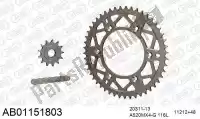 390AB01151803, Afam, Chain kit chain kit, alu ab    , New