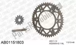 Here you can order the chain kit chain kit, alu ab from Afam, with part number 390AB01151803: