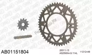 AFAM 390AB01151804 chain kit chain kit, alu ab - Bottom side