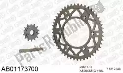 Here you can order the chain kit chain kit, alu ab from Afam, with part number 390AB01173700: