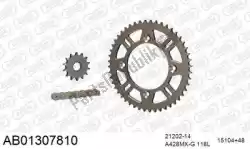 ketting kit chainkit, alu ab van Afam, met onderdeel nummer 390AB01307810, bestel je hier online: