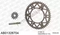 390AB01326704, Afam, Kit de cadena kit de cadena, aluminio    , Nuevo