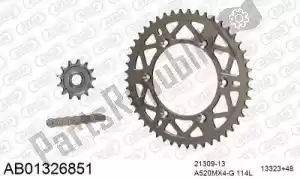 AFAM 390AB01326851 chain kit chain kit, alu ab - Bottom side