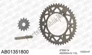 AFAM 390AB01351800 chain kit chain kit, alu ab - Bottom side