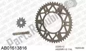 AFAM 390AB01513816 chain kit chain kit, alu ab - Bottom side