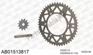 AFAM 390AB01513817 chain kit chain kit, alu ab - Bottom side