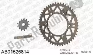 AFAM 390AB01526814 chain kit chain kit, alu ab - Bottom side