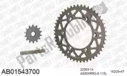 Here you can order the chain kit chain kit, alu ab from Afam, with part number 390AB01543700: