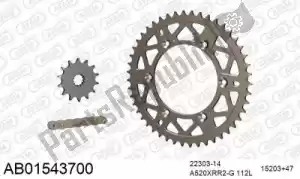 AFAM 390AB01543700 chain kit chain kit, alu ab - Bottom side
