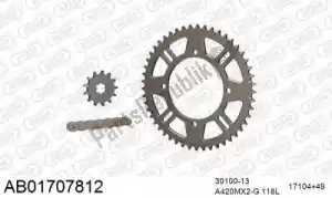 AFAM 390AB01707812 chain kit chain kit, alu ab - Bottom side