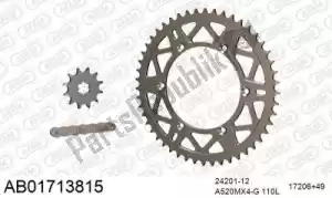 AFAM 390AB01713815 chain kit chain kit, alu ab - Bottom side