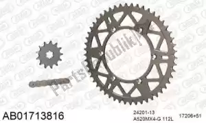 AFAM 390AB01713816 chain kit chain kit, alu ab - Bottom side