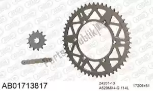 AFAM 390AB01713817 chain kit chain kit, alu ab - Bottom side