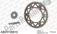 390AB01726810, Afam, Chain kit chain kit, alu ab    , New