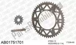 Aquí puede pedir kit de cadena kit de cadena, alu ab de Afam , con el número de pieza 390AB01751701: