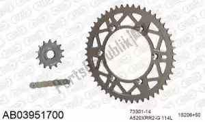AFAM 390AB03951700 chain kit chain kit, alu ab - Bottom side