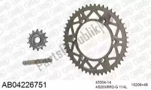 AFAM 390AB04226751 chain kit chain kit, alu ab - Bottom side