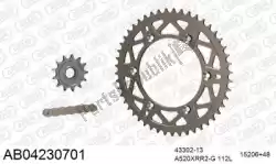 Here you can order the chain kit chain kit, alu ab from Afam, with part number 390AB04230701: