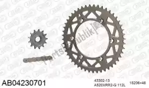 AFAM 390AB04230701 chain kit chain kit, alu ab - Bottom side