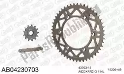 Here you can order the chain kit chain kit, alu ab from Afam, with part number 390AB04230703: