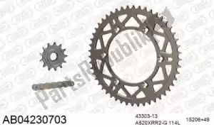 AFAM 390AB04230703 chain kit chain kit, alu ab - Bottom side