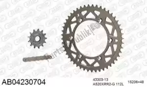 AFAM 390AB04230704 chain kit chain kit, alu ab - Bottom side