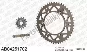 AFAM 390AB04251702 chain kit chain kit, alu ab - Bottom side