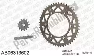 AFAM 390AB06313602 chain kit chain kit, alu ab - Bottom side