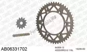 AFAM 390AB06331702 chain kit chain kit, alu ab - Bottom side