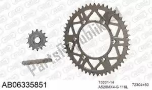 AFAM 390AB06335851 chain kit chain kit, alu ab - Bottom side